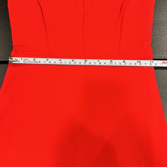 Bebe Red Bodycon Mini Dress with Mesh Inserts - XS - Picture 9 of 12